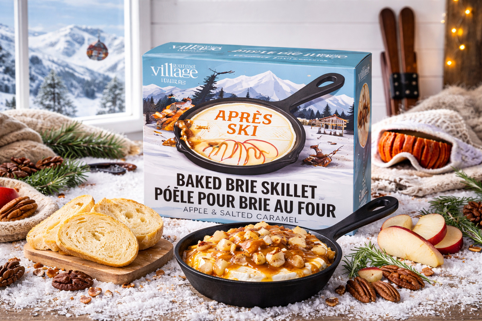 Après ski baked brie delight